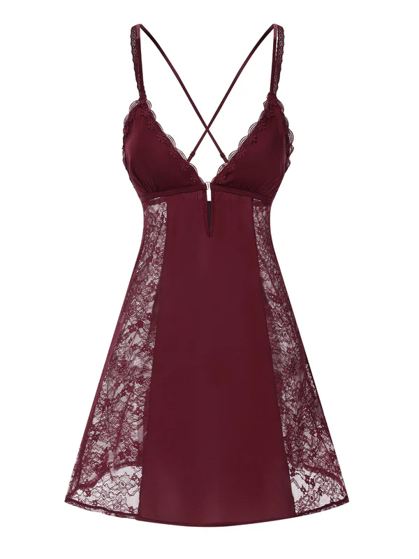Veloria Lace Night Wear Set