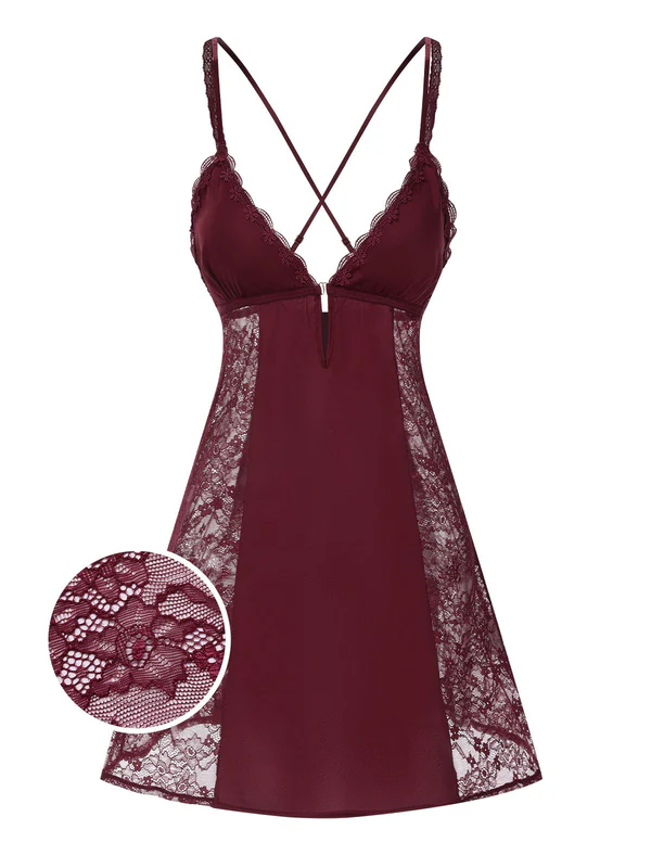 Veloria Lace Night Wear Set