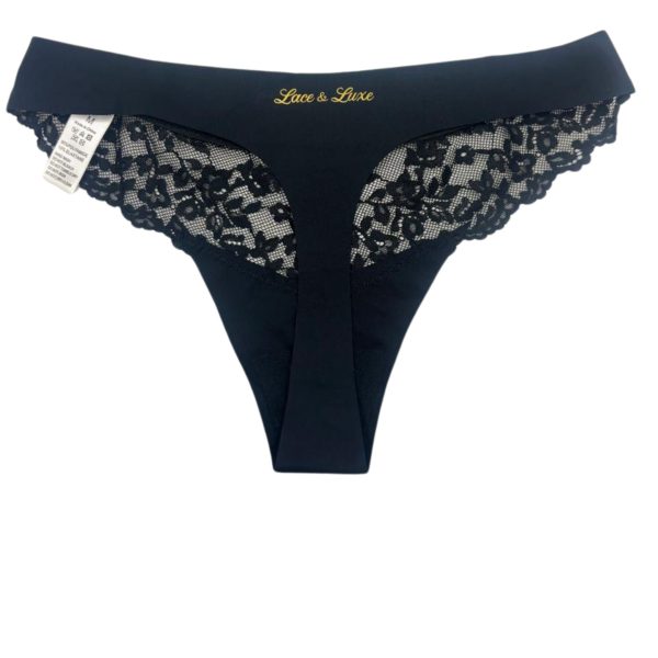 FLIRTY LACE THONG — 2 Pack