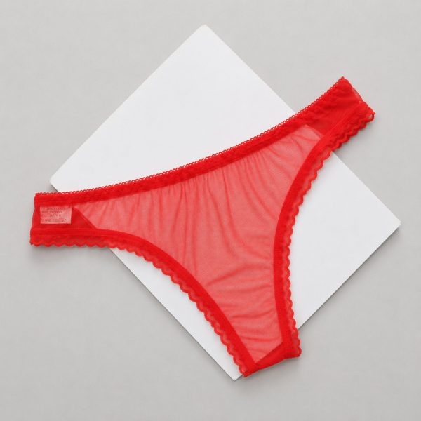 LACE FORM INVISIBLE THONG — 6 Pack