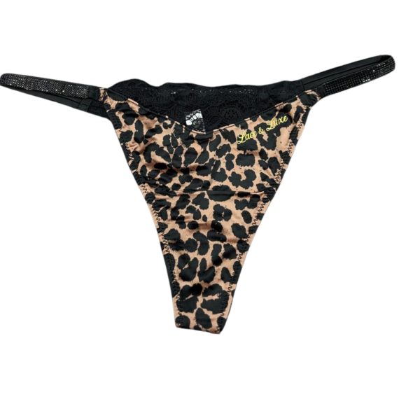 MIDNIGHT GLITZ LOW RISE LACE TRIM G-STRING — 3 Pack
