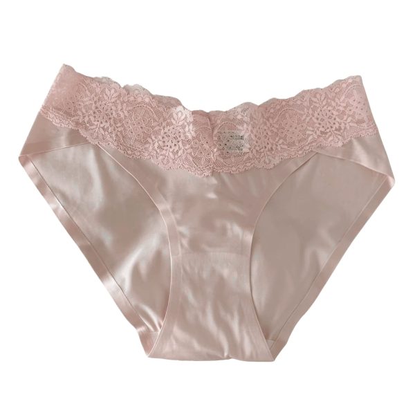 SILK LACE SEAMLESS BRIEF — 5 Pack